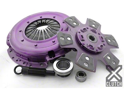 X-Clutch Stage 2R Single Ceramic Race Disc Clutch Kit; 10-Spline (96-04 Mustang GT)