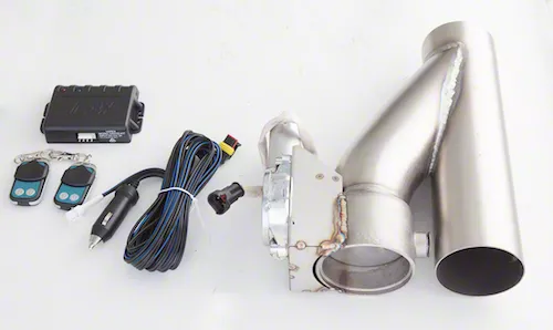 XForce Electronic Exhaust Cutout Kit; 3.50-Inch (Universal; Some Adaptation May Be Required)