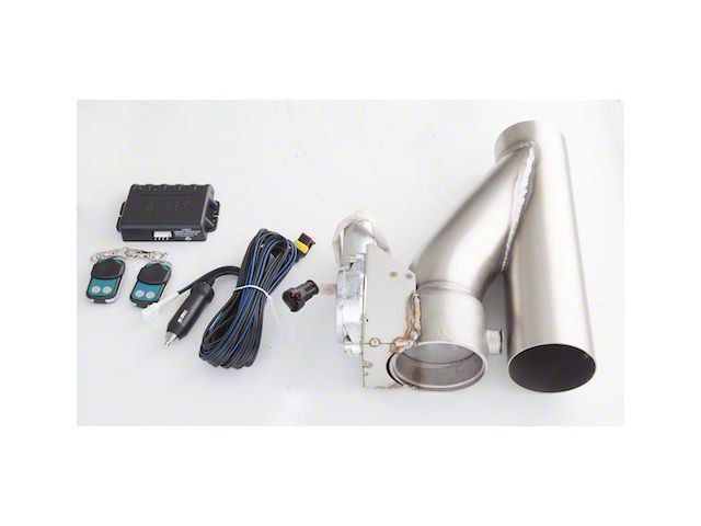 XForce Electronic Exhaust Cutout Kit; 3.50-Inch (Universal; Some Adaptation May Be Required)