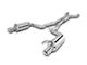 XForce Twin 3-Inch Brushed Cat-Back Exhaust (15-17 Mustang GT Fastback)