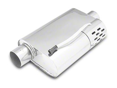 XForce Mustang Oval Varex Hidden Motor Muffler; 2.50-Inch