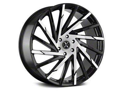 Xcess X02 Gloss Black Machined Wheel; 20x8.5 (06-10 RWD Charger)