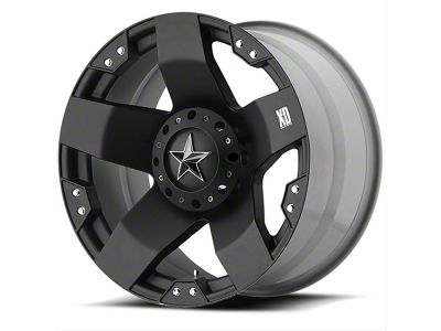 XD Rockstar Matte Black Wheel; 20x8.5 (08-23 RWD Challenger, Excluding Widebody)