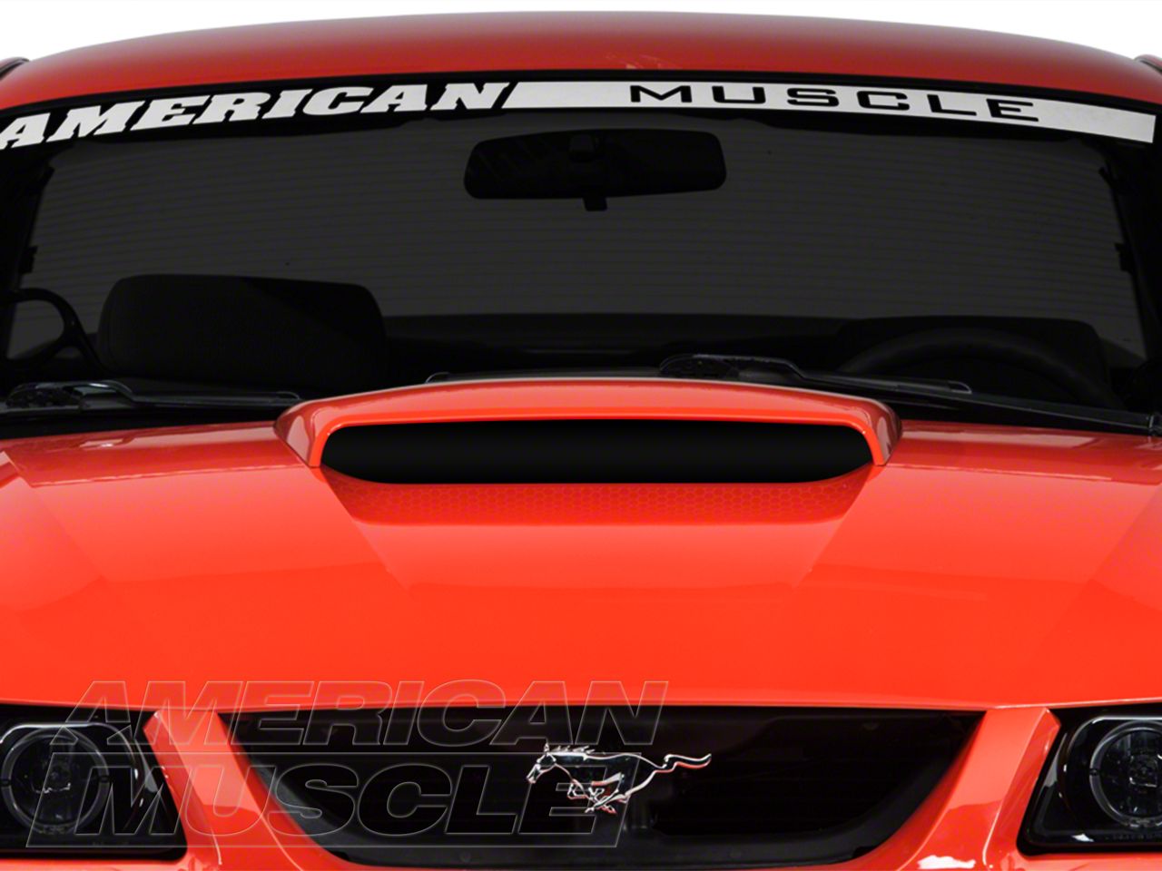 Mustang Hood Scoop; Unpainted (9904 Mustang GT; 9902 Mustang V6