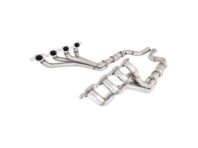 XForce 1-7/8 x 3-Inch Long Tube Headers with High Flow Metallic Catalytic Converters (16-24 Camaro LT1, SS)