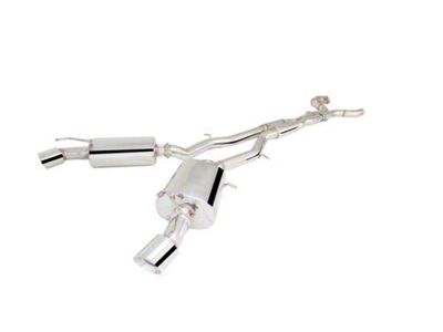 XForce Twin 3-Inch Cat-Back Exhaust with Polished Tips (16-24 Camaro SS Coupe)