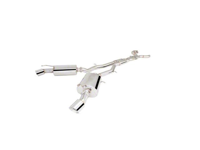 XForce Twin 3-Inch Cat-Back Exhaust with Polished Tips (16-24 Camaro SS Coupe)