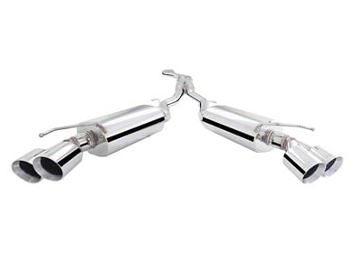 XForce Twin 3-Inch Polished Cat-Back Exhaust (16-24 2.0L Camaro Coupe)