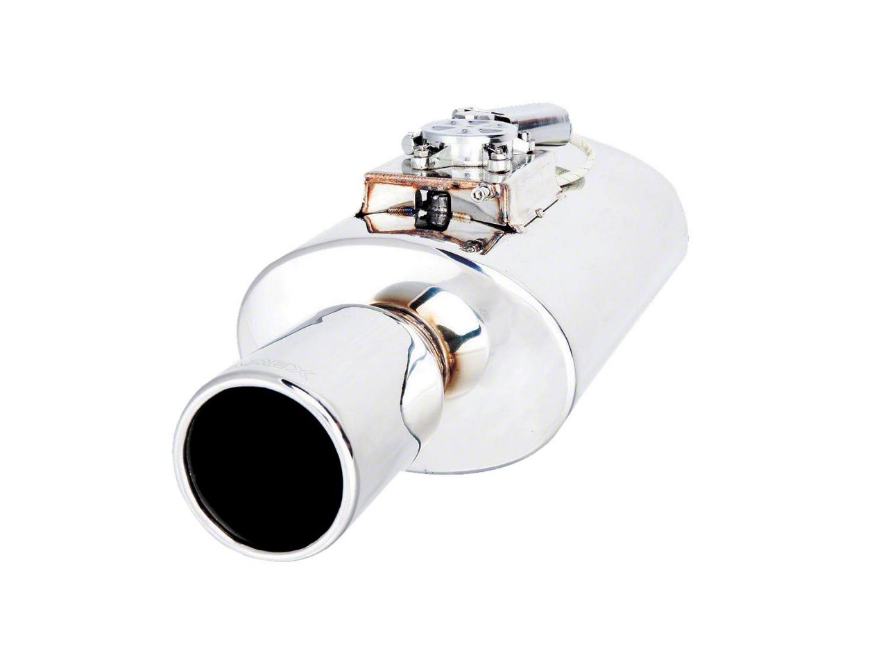 マフラー・ストール [WACKYWILLY] LONG BIG Muffler - 4 COLOR XForce Charger Varex Valved Center Oval Muffler with 4-Inch