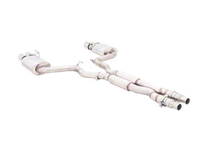 XForce Varex 3-Inch Cat-Back Exhaust with Polished Quad Tips (18-23 Mustang GT Fastback)