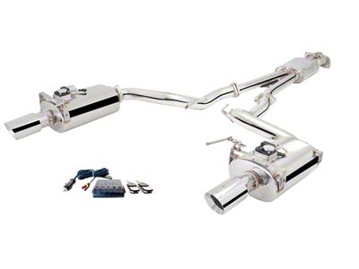 XForce Varex 2.50-Inch Cat-Back Exhaust with Oval Rear Mulffers (15-17 Mustang GT)