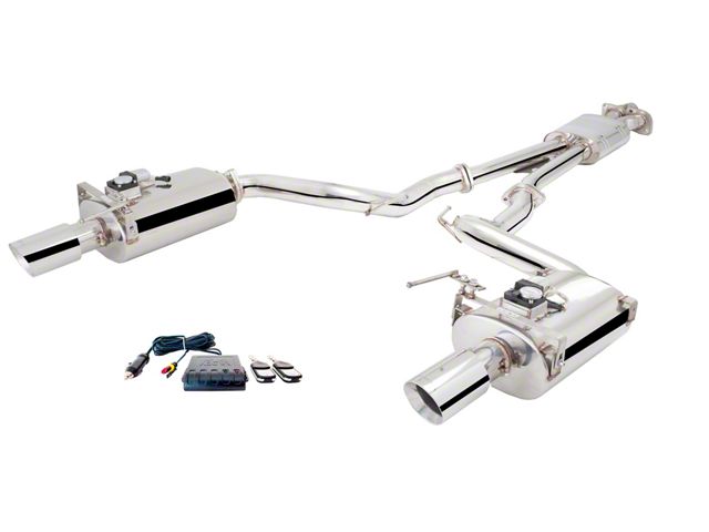 XForce Varex 2.50-Inch Cat-Back Exhaust with Oval Rear Mulffers (15-17 Mustang GT)