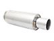 XForce Varex Valved Cannon Oval Muffler with 4.50-Inch Tip; 3.50-Inch Inlet (Universal; Some Adaptation May Be Required)