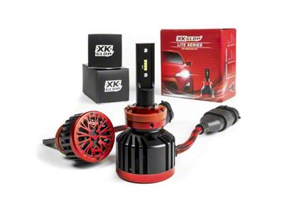 XK Glow LITE Series LED Headlight Bulbs; High Beam; 9005 (08-10 Challenger)