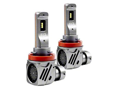 XK Glow IGNITE Series Compact LED Headlight Bulbs; Low Beam; H11 (11-14 Charger)