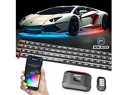 XK Glow XKmax RGBW Underglow LED Accent Light Kit with Bluetooth-Controlled App (Universal; Some Adaptation May Be Required)