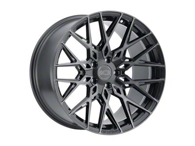 XO Luxury Phoenix Gunmetal with Brushed Gunmetal Face Wheel; 20x9; 20mm Offset (05-09 Mustang)