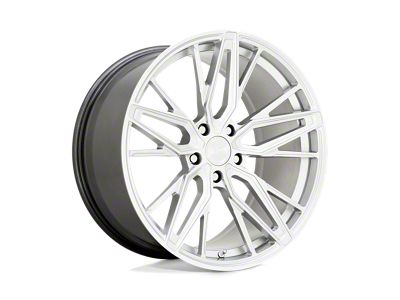 XO Luxury Zurich Hyper Silver with Mirror Cut Face Wheel; 20x9; 30mm Offset (05-09 Mustang)