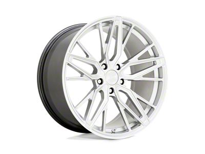 XO Luxury Zurich Hyper Silver with Mirror Cut Face Wheel; 20x9 (05-09 Mustang)