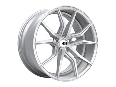 XO Luxury Verona Matte Silver Wheel; Rear Only; 20x10.5; 25mm Offset (10-15 Camaro)