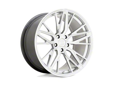 XO Luxury Zurich Hyper Silver with Mirror Cut Face Wheel; 20x10.5; 38mm Offset (10-15 Camaro, Excluding ZL1)