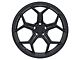 XO Luxury Helsinki Matte Black Wheel; Rear Only; 20x10.5 (16-24 Camaro)