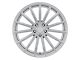 XO Luxury London Silver with Brushed Face Wheel; Rear Only; 20x10.5 (16-24 Camaro)