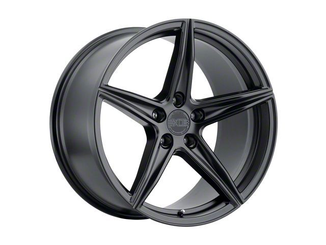 XO Luxury Auckland Matte Black Wheel; 22x9.5 (08-23 RWD Challenger, Excluding Widebody)
