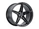 XO Luxury Auckland Matte Black Wheel; 22x9.5 (08-23 RWD Challenger, Excluding Widebody)
