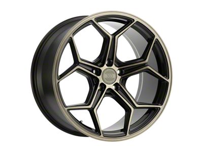 XO Luxury Helsinki Dark Bronze Wheel; 22x9; 15mm Offset (08-23 RWD Challenger, Excluding Widebody)