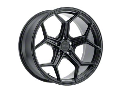 XO Luxury Helsinki Matte Black Wheel; Rear Only; 22x10.5; 20mm Offset (08-23 RWD Challenger, Excluding Widebody)