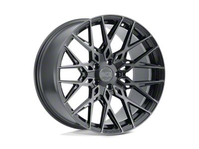 XO Luxury Phoenix Gunmetal with Brushed Gunmetal Face Wheel; Rear Only; 20x11; 40mm Offset (20-25 Corvette C8 Stingray)