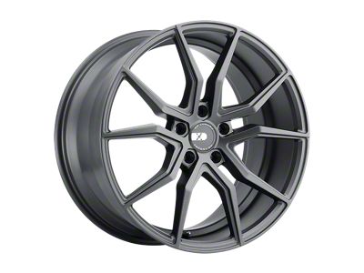 XO Luxury Verona Matte Gunmetal Wheel; 19x9; 50mm Offset (05-13 Corvette C6 Base)