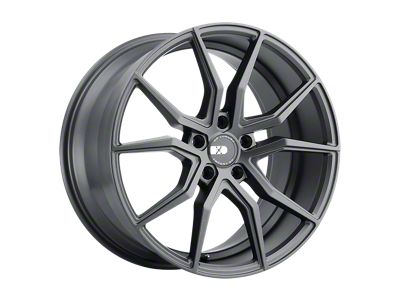 XO Luxury Verona Matte Gunmetal Wheel; Front Only; 19x10 (15-19 Corvette C7 Z06)