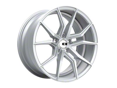 XO Luxury Verona Matte Silver Wheel; Front Only; 19x10 (15-19 Corvette C7 Z06)