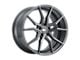 XO Luxury Verona Matte Gunmetal Wheel; Front Only; 19x10 (06-13 Corvette C6 Z06)