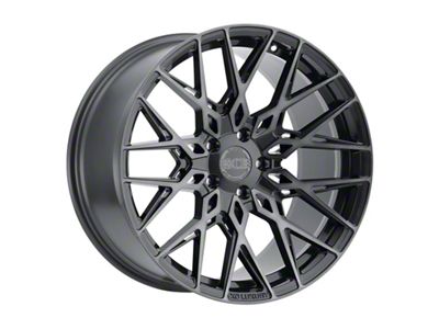 XO Luxury Phoenix Gunmetal Wheel; Rear Only; 20x10.5; 42mm Offset (21-25 Mustang Mach-E)
