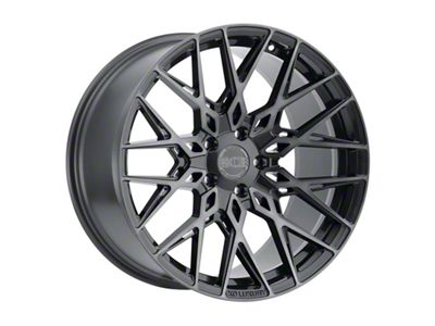 XO Luxury Phoenix Gunmetal Wheel; Rear Only; 20x10.5 (21-24 Mustang Mach-E)