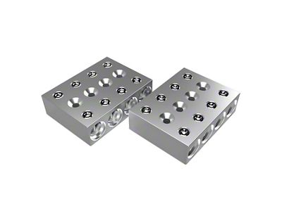 XS Power 600 Series Aluminum Terminal Blocks; 8 Wire; 1/0 AWG