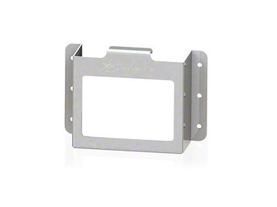 XS Power 680 Series Battery Aluminum Side Mount Box with Window (Universal; Some Adaptation May Be Required)