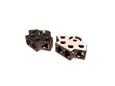 XS Power 700 Series Copper Terminal Blocks; 4 Wire; 1/0 AWG