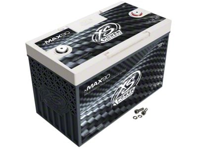 XS Power xMAX Series XMAX-90 Lithium Battery; 12-Volt (Universal; Some Adaptation May Be Required)