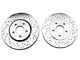 Xtreme Stop Precision Cross-Drilled and Slotted Brake Rotor and Carbon Graphite Pad Kit; Front and Rear (11-14 Mustang V6)