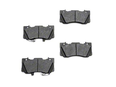 Xtreme Stop Carbon Graphite Brake Pads; Front Pair (15-23 Mustang GT w/o Performance Pack, EcoBoost w/ Performance Pack)
