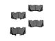 Xtreme Stop Carbon Graphite Brake Pads; Front Pair (15-23 Mustang GT w/o Performance Pack, EcoBoost w/ Performance Pack)