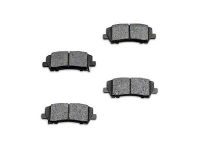 Xtreme Stop Carbon Graphite Brake Pads; Rear Pair (15-23 Mustang GT w/o Performance Pack, EcoBoost w/o Performance Pack, V6)