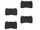 Xtreme Stop Carbon Graphite Brake Pads; Front Pair (11-14 Mustang GT w/ Performance Pack; 12-13 Mustang BOSS 302; 07-12 Mustang GT500)