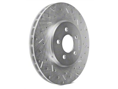 Xtreme Stop Precision Cross-Drilled and Slotted Rotors; Front Pair (94-04 Mustang Cobra, Bullitt, Mach 1)