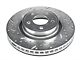Xtreme Stop Precision Cross-Drilled and Slotted Rotors; Front Pair (15-23 Mustang EcoBoost w/o Performance Pack, V6)