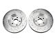 Xtreme Stop Precision Cross-Drilled & Slotted Brake Rotor & Carbon Graphite Pad Kit - Front (15-23 Mustang EcoBoost w/o Performance Pack, V6)